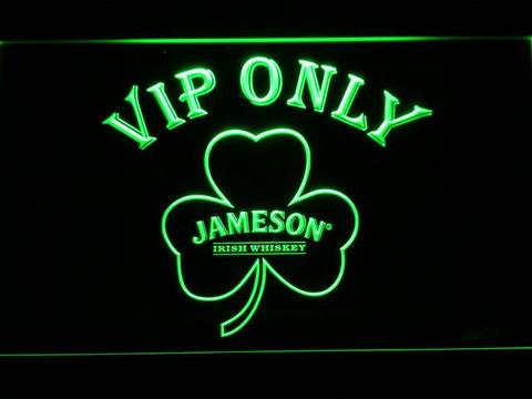 Jameson Shamrock VIP Only LED Neon Sign